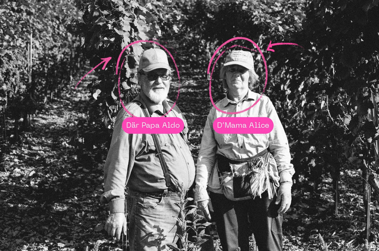 Där Papa Aldo und d'Mama Alice