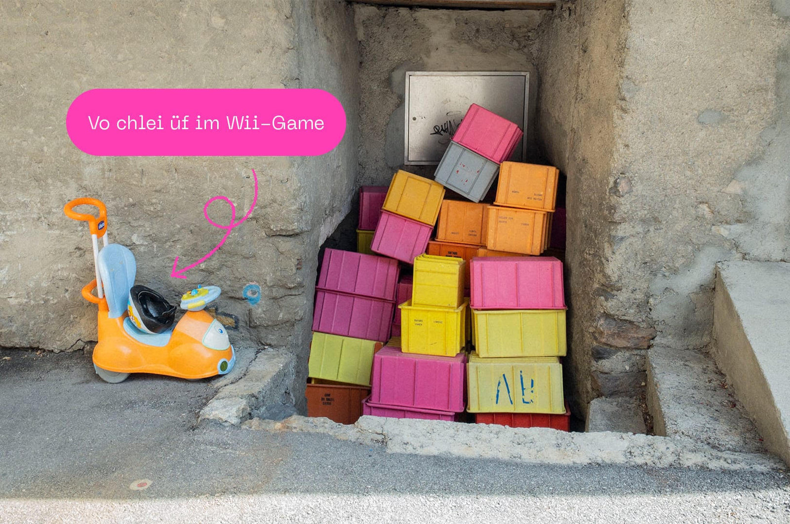 Vo chlei üf im Wii-Game