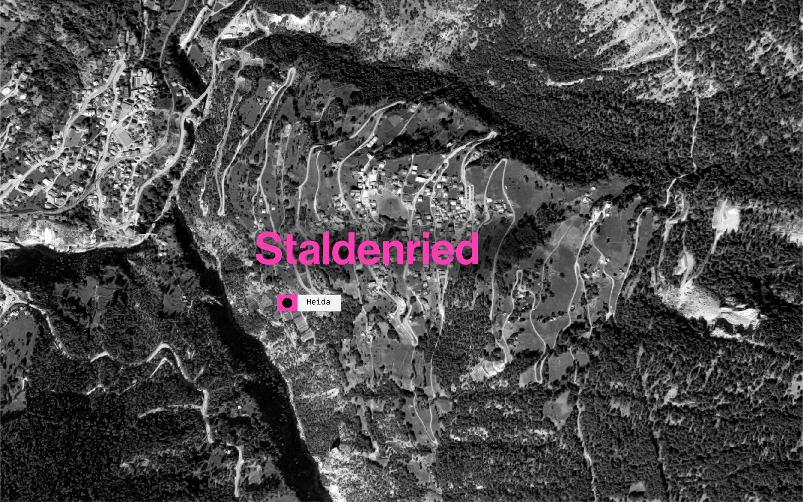 Von hier kommen unsere Trauben aus Staldenried in unsere Weine